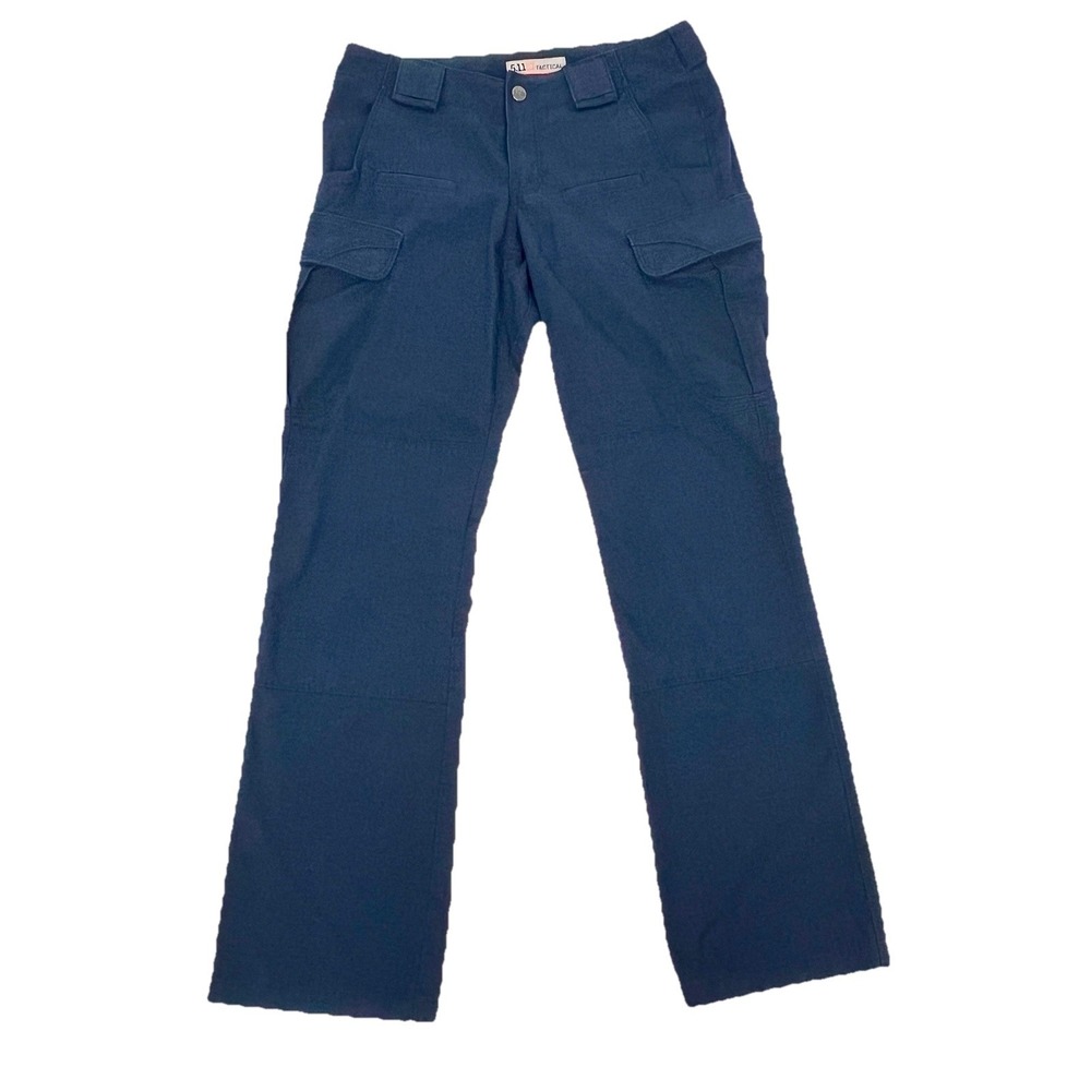 5.11 Tactical Women's Ripstop Cargo Pants Navy Size 4 30" Inseam